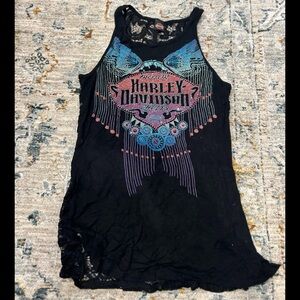 Harley-Davidson rhinestone tank